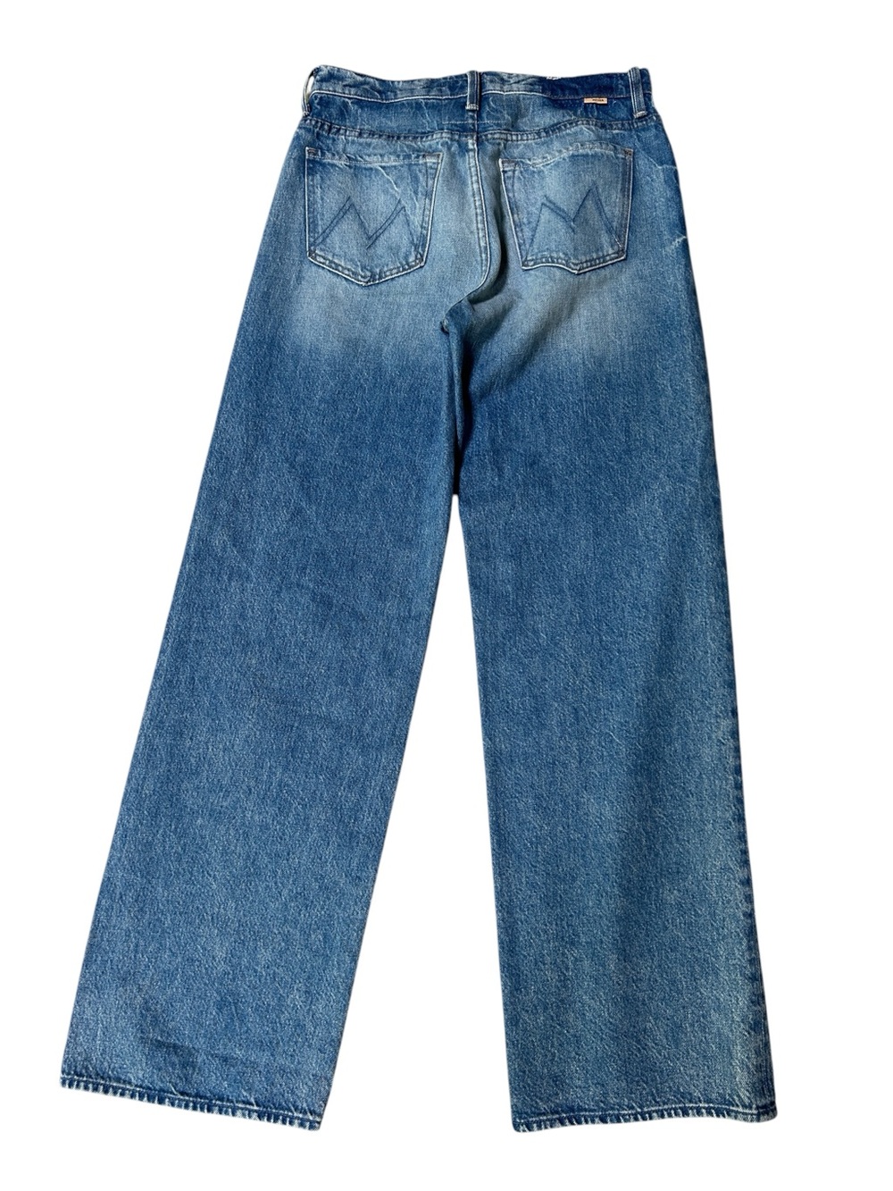 MOTHER Superior The Dodger Sneak Jeans Wipeout Medium Wash Size 25 - Picture 3 of 12